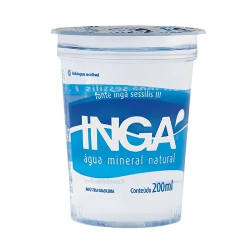 copo de agua mineral 200 mm inga