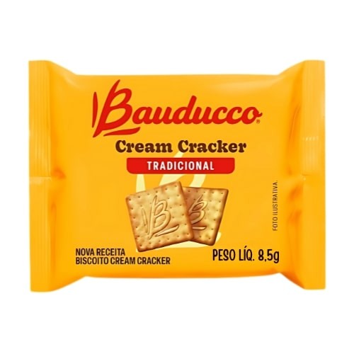 biscoito cream cracker 8,5g bauducco