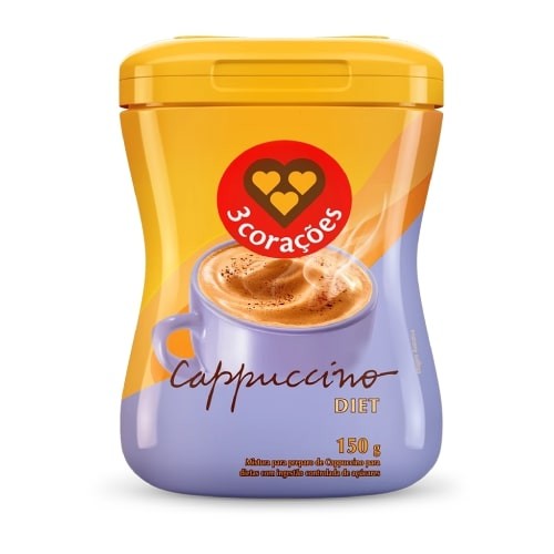 cappuccino diet 3 corações 150g