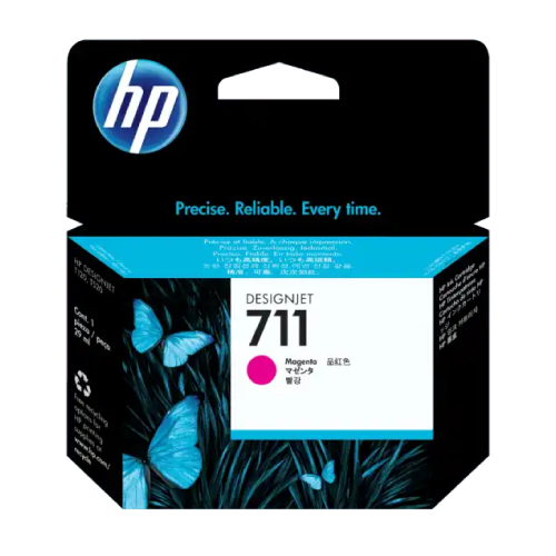 Cartucho de Impressão 711 Magenta Pack com 3 - HP