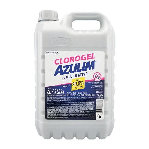 clorogel gel de cloro azulim 5 litros