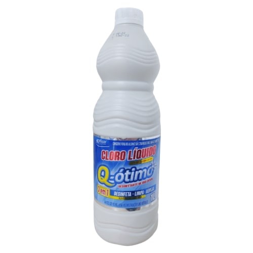 cloro liquido 4% hipoclorito 1 litro qotimo