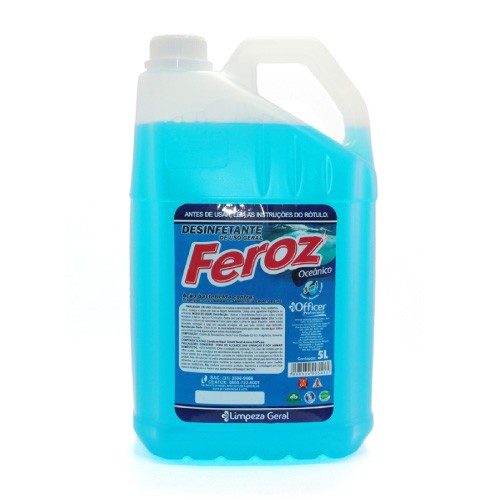 Desinfetante Oceanico Feroz 5 Litros - Officer Química