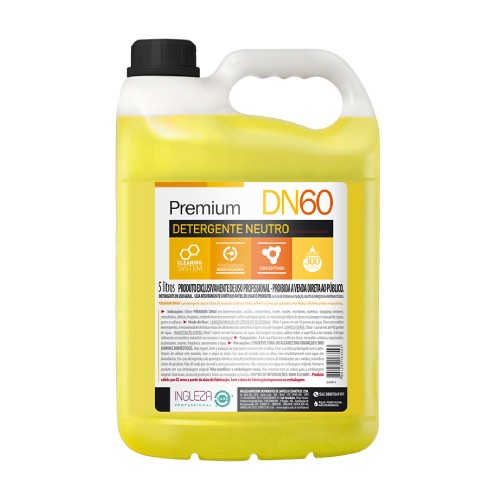Detergente Neutro Concentrado 5 Litros Premium DN60 - Ingleza