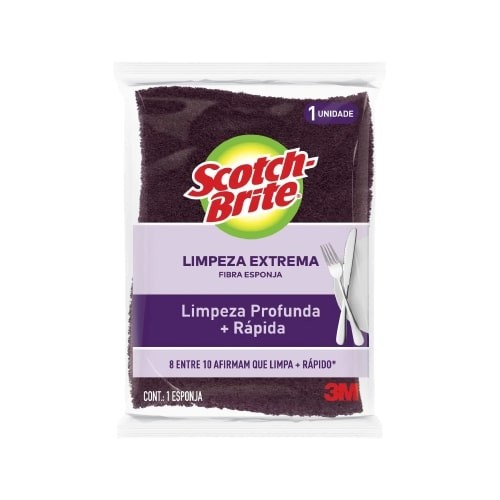 Scotch-Brite, 3M, Esponja de Louças, Limpeza Extrema