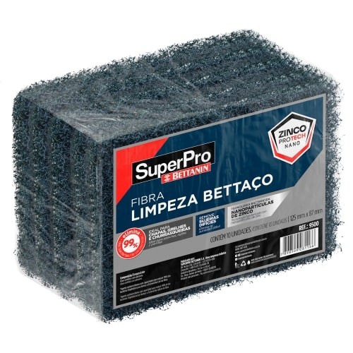 bettaço fibra preta para limpeza pesada superpro bettanin