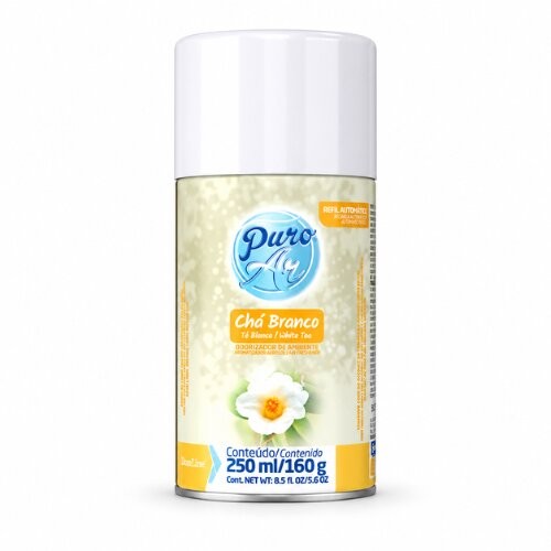 Refil Odorizador Automático Chá Branco 250ml Puro Ar