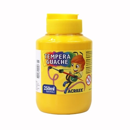 guache dourado 250ml acrilex