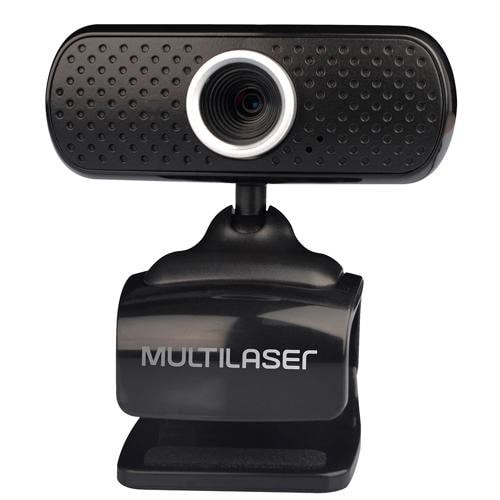Webcam Standard 480p 30Fps Sensor Cmos Microfone Conexão USB Preto - WC051