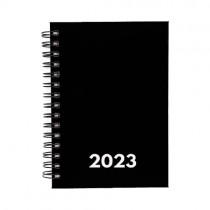 agenda 2023 executiva espiral dupla preta donapola