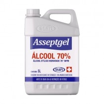Álcool Líquido Etílico 70% 5 Litros - Asseptgel