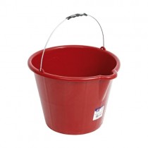 balde plastico 12l vermelho