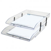 bandeja tripla cristal articulável 2 divisões
