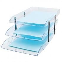 Bandeja Tripla Cristal Articulável