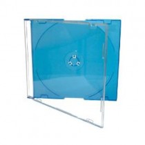 Box Comum Acrílico para CD - Azul / Transparente