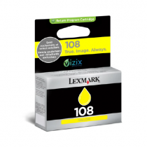 Cartucho de Impressão 108 Amarelo - Lexmark