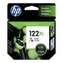 Cartucho de Impressão 122XL Colorido - HP