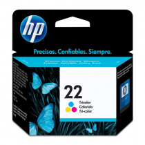 Cartucho de Impressão 22 Colorido - HP