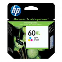 Cartucho de Impressão 60XL Colorido - HP