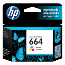 Cartucho de Impressão 664 Colorido - HP