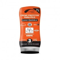 luva quimica creme protetor 3 em 1 200g nutriex