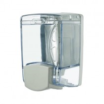 dispenser acrílico box clear transparente para sabonete com reservatório 400ml panamericana