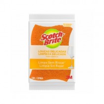 Esponja Não Risca Scotch-Brite, Laranja