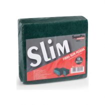 Fibra Slim Limpeza Pesada Verde com 10 UND 225x101mm REF9526RF - SuperPro Bettanin