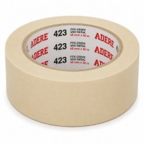 Fita Crepe Uso Geral Adere 423 48 mm x 50 m bege