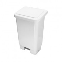 Lixeira plastica retangular com pedal 50 litros pr50