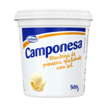 Manteiga com Sal 500g - Camponesa