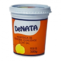 Manteiga com Sal 500g - DeNata