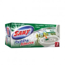 Pastilha Sanitária Adesiva Pinho Com 3 - Sany Mix