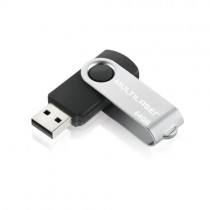 Pen Drive 64GB Twist USB Preto - Multilaser