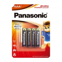 Pilha AAA 1.5V Alcalina Com 4 Unidades - Panasonic