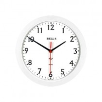Relógio De Parede Redondo 21cm Números Branco - Bells