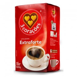 Café Extra Forte à Vácuo - Pacote 500g - 3 Corações