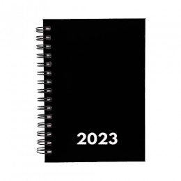 Agenda Anual Executiva Espiral Preta - Donapola