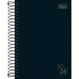 Agenda Tilibra Spice 2026 Espiral Preta - Tilibra