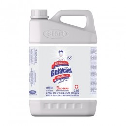 Álcool em Gel 70% 5 Litros / 4,3kG - Gelálcool