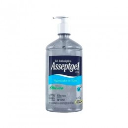 Álcool em Gel 70% Cristal 420g Com Válvula - Asseptgel