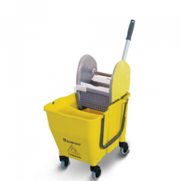 Balde Carro Espremedor Doblo NY108 Amarelo - Bralimpia