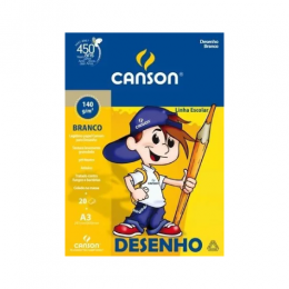 Bloco Desenho A3 com 20 Folhas - Canson