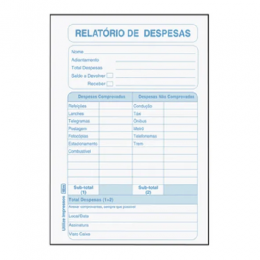 Bloco Vale Despesa - Tilibra