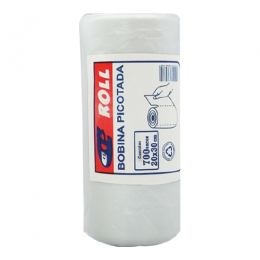 Bobina Plástica Picotada 20x30 com 700 - Hiperroll