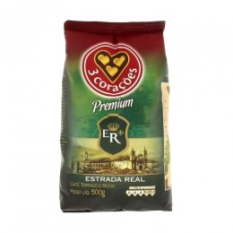 Café Premium Almofada Pacote 500g - 3 Corações
