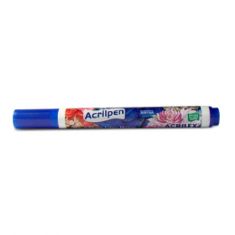 Caneta para Tecido Azul Turquesa 501 Acrilpen - Acrilex 