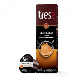 Capsula Café Espresso Forza 10 Unidades 8grs Tres - 3 Corações