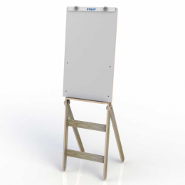Cavalete Flip Chart Madeira MDF com Quadro - Stalo