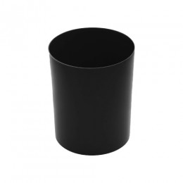 Cesto de Lixo Preto Redondo Em PVC 12 Litros - Eco